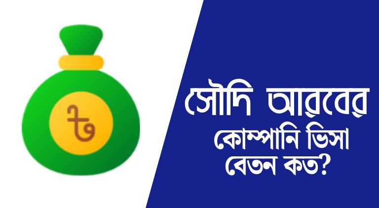 সৌদি আরবের কোম্পানি ভিসা বেতন কত ২০২৫ 