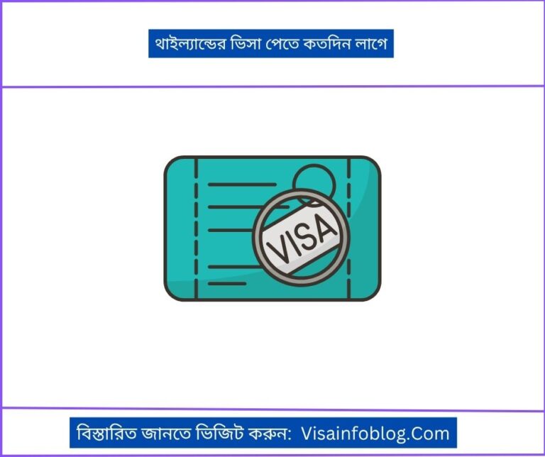 থাইল্যান্ডের ভিসা পেতে কতদিন লাগে