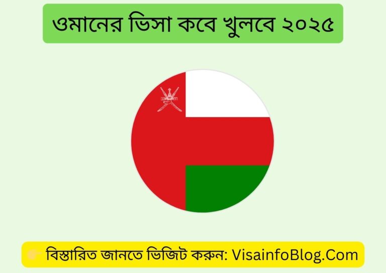 ওমানের ভিসা কবে খুলবে ২০২৫