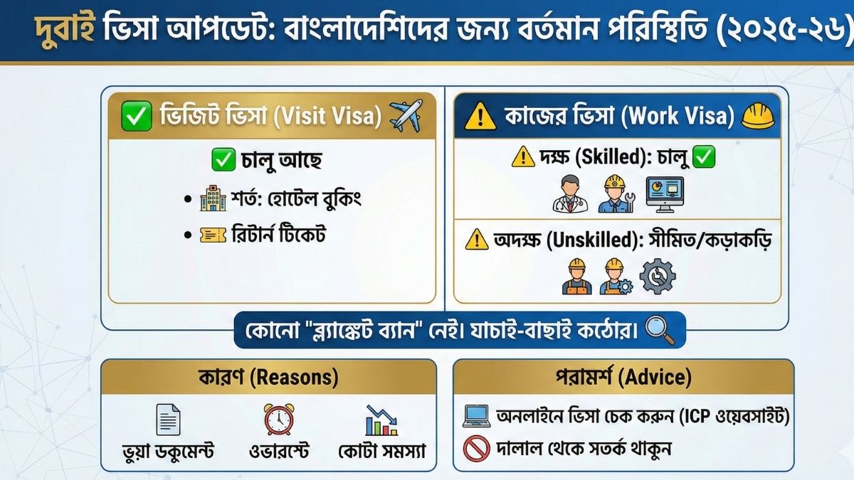 দুবাই ভিসা কবে খুলবে 