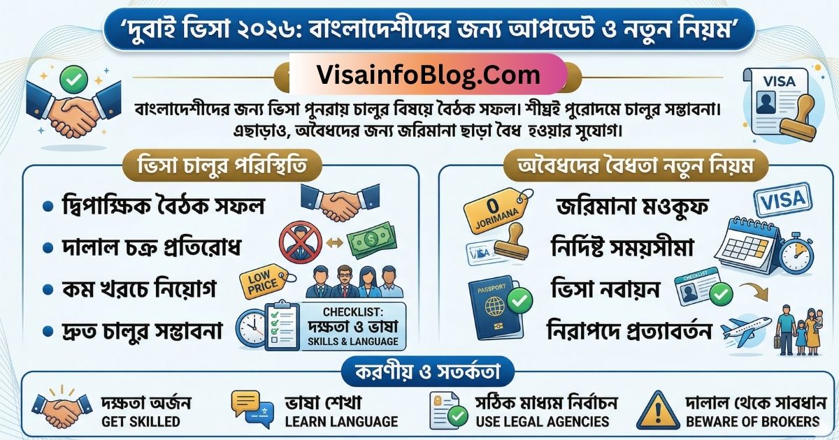 দুবাই লেবার ভিসা ২০২৬