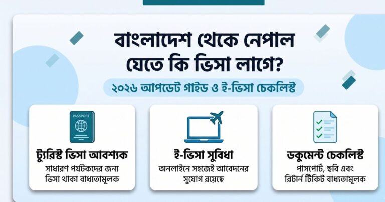 বাংলাদেশ থেকে নেপাল যেতে কি ভিসা লাগে